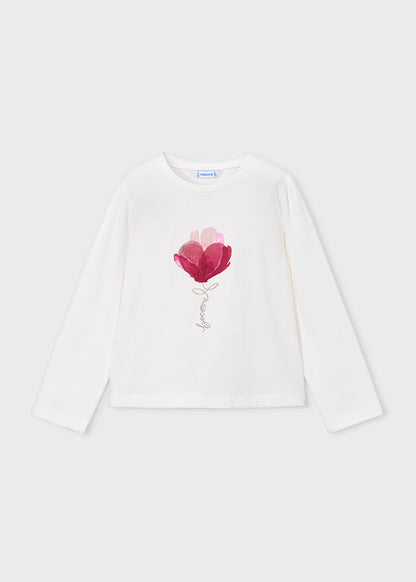 Camiseta niña Crudo frambuesa – Mayoral, foto 1