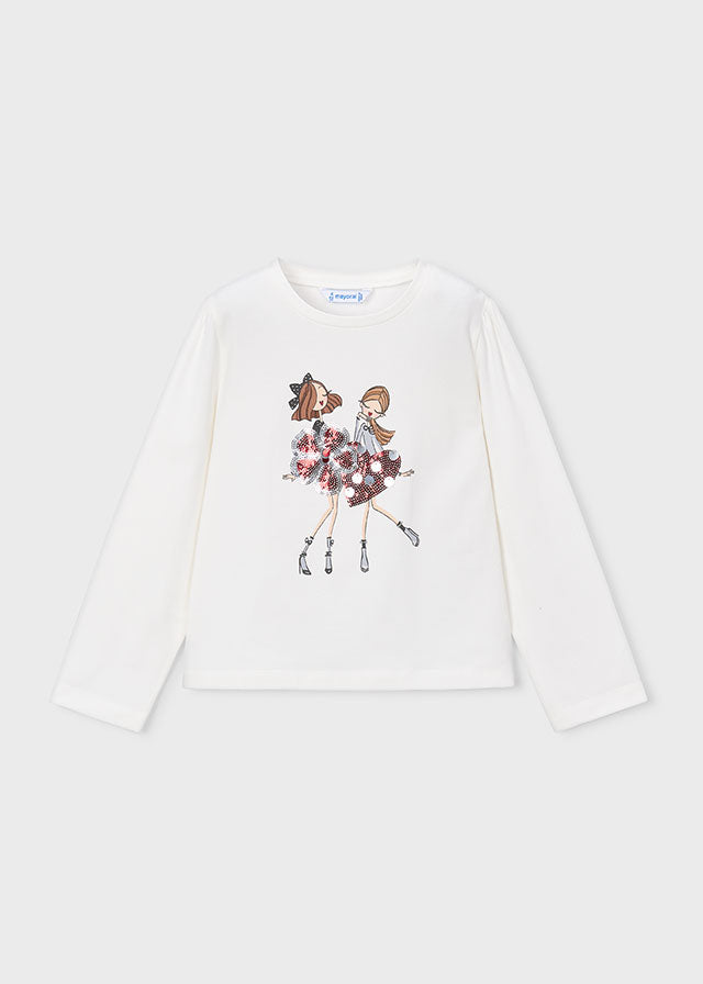 Camiseta niña Crudo rojo – Mayoral, foto 1