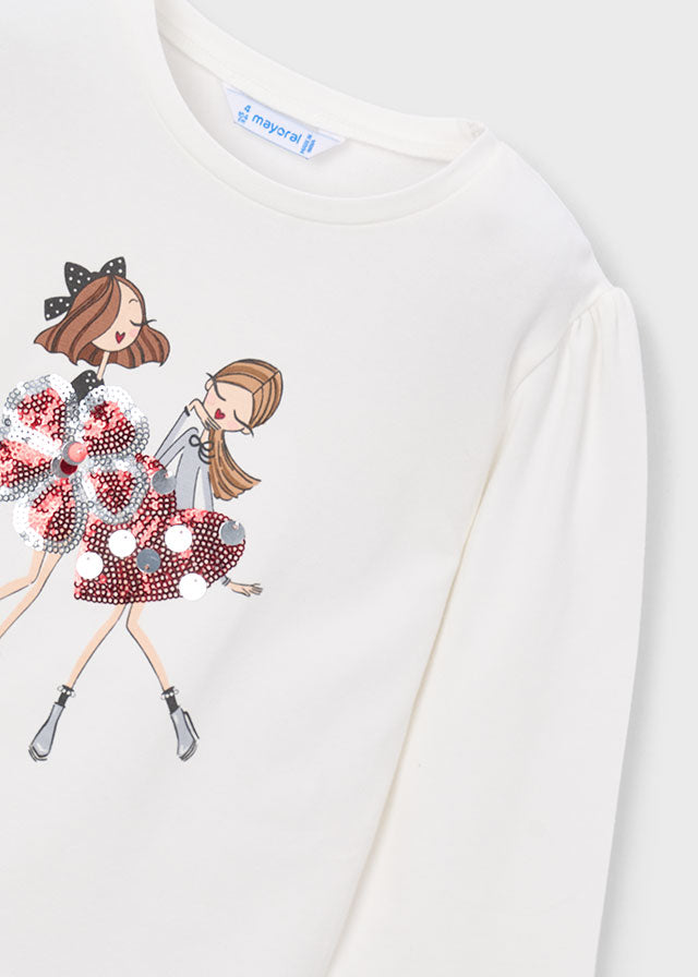 Camiseta niña Crudo rojo – Mayoral, foto 3