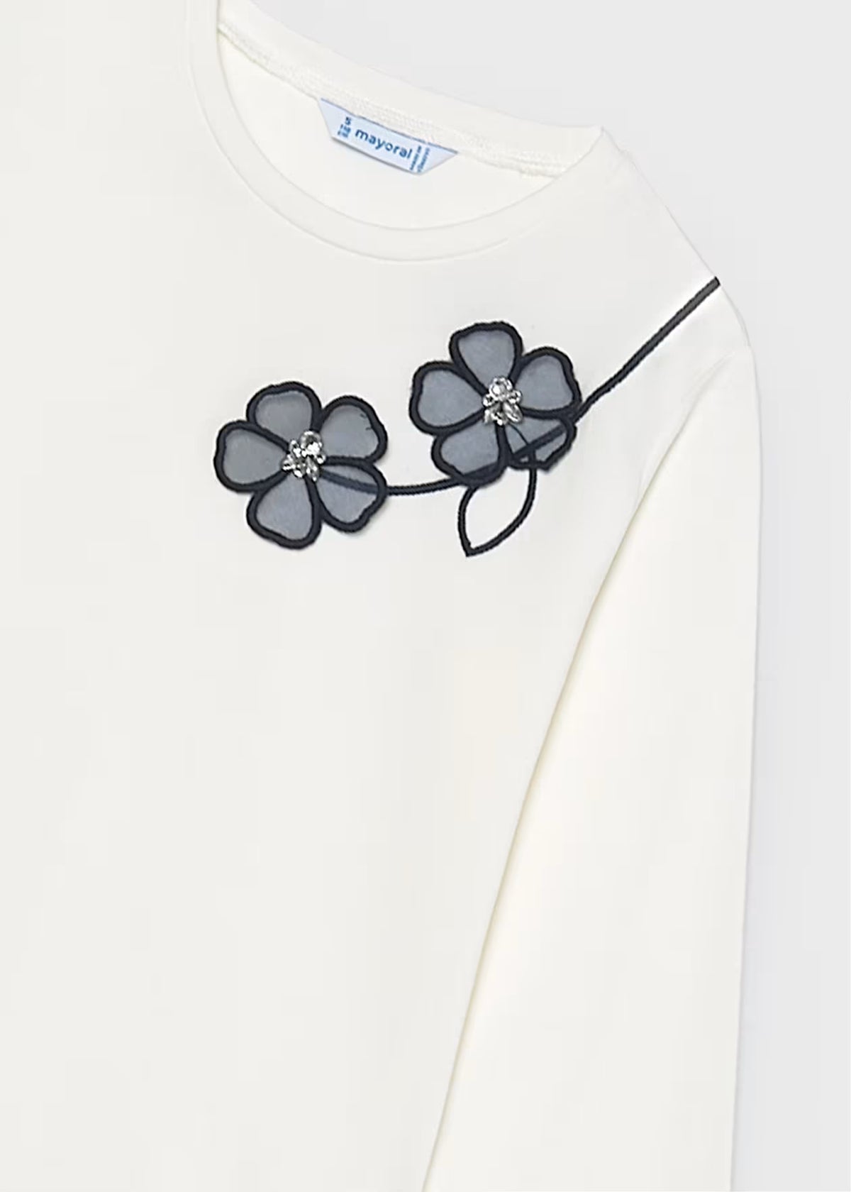 Camiseta niña Crudo marino – Mayoral, foto 3