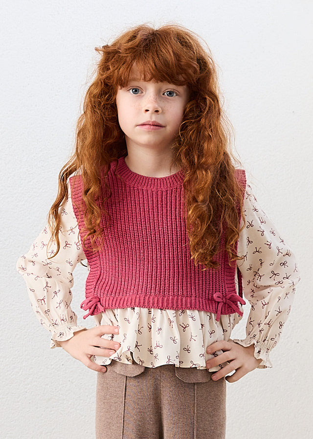 Camisa con top niña Pétalo – Mayoral, foto 2