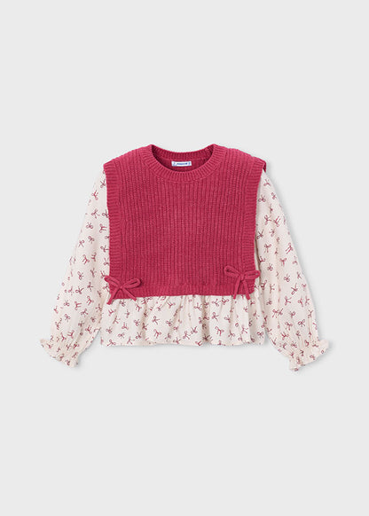 Camisa con top niña Pétalo – Mayoral, foto 3