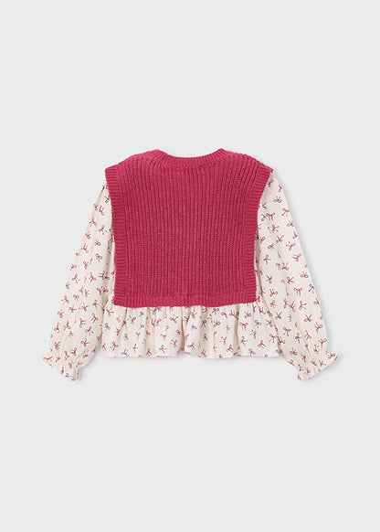 Camisa con top niña Pétalo – Mayoral, foto 4