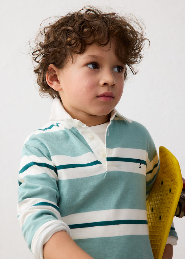 Polo rayas niño