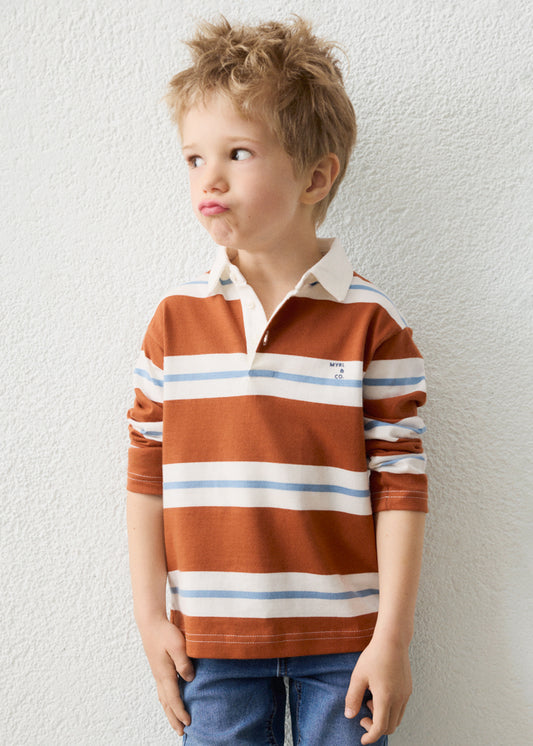 Polo rayas niño