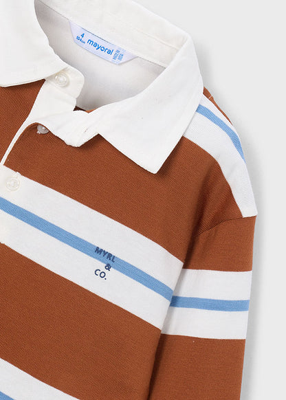 Polo rayas niño
