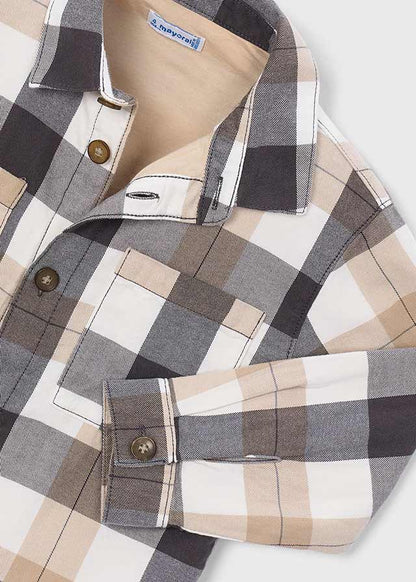 Sobrecamisa cuadros niño