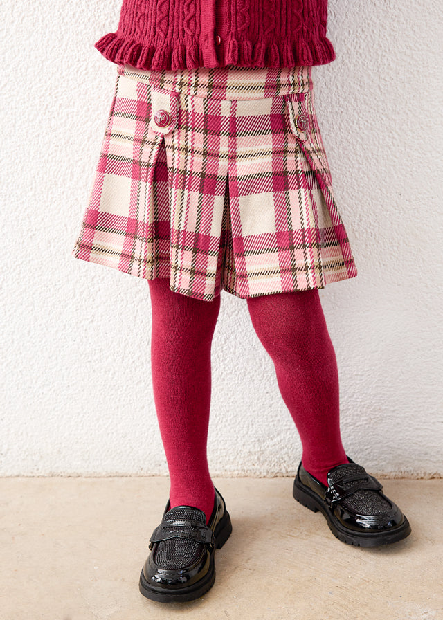 Bermuda cuadros niña Framboise – Mayoral, foto 2