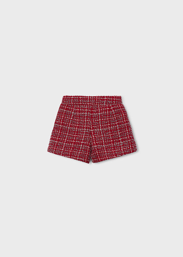 Bermuda tweed niña Rojo – Mayoral, foto 3