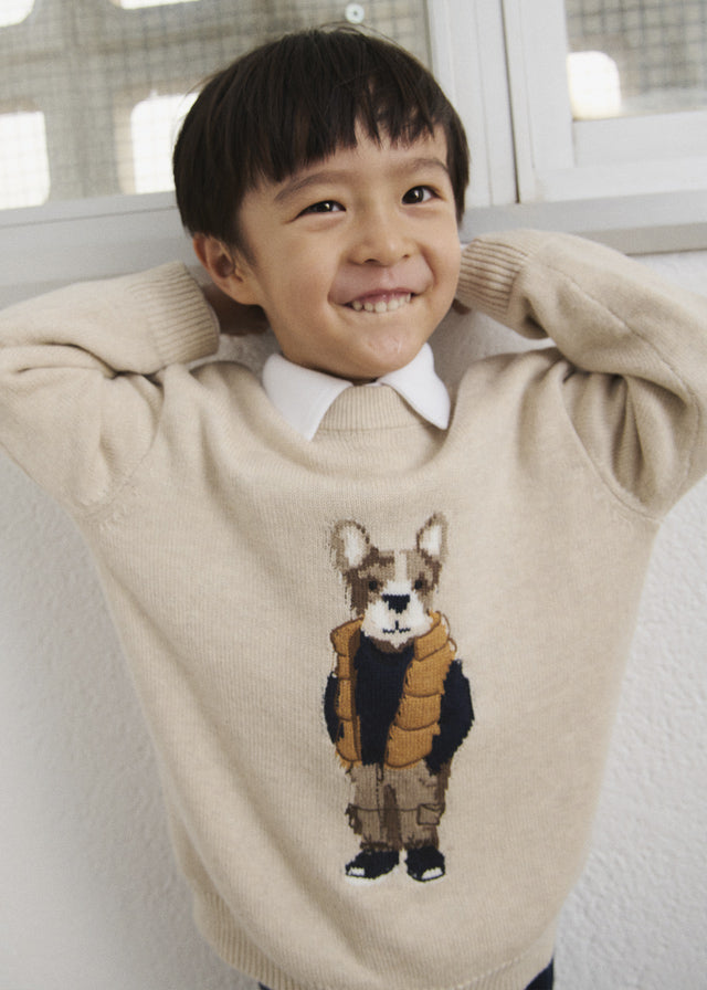 Jersey intarsia niño
