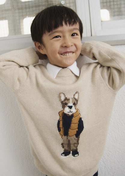 Jersey intarsia niño