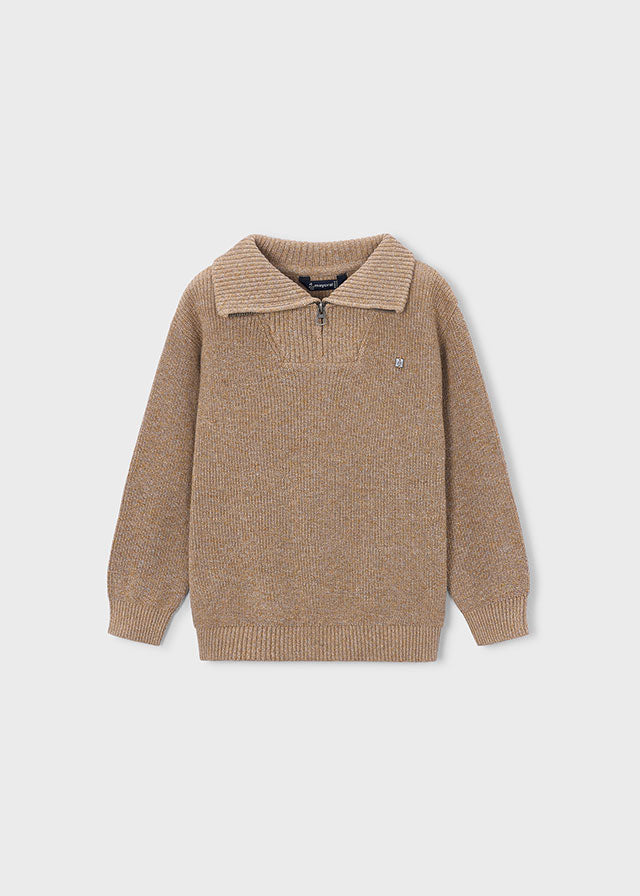 Jersey cuello cremallera niño