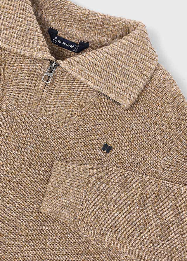 Jersey cuello cremallera niño