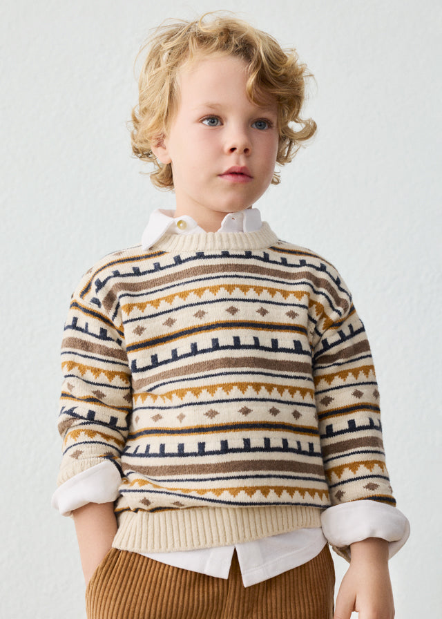 Jersey jacquard niño