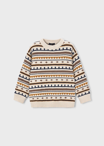 Jersey jacquard niño