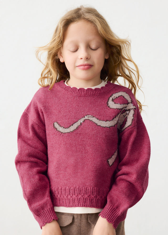 Jersey intarsia niña Pétalo – Mayoral, foto 1