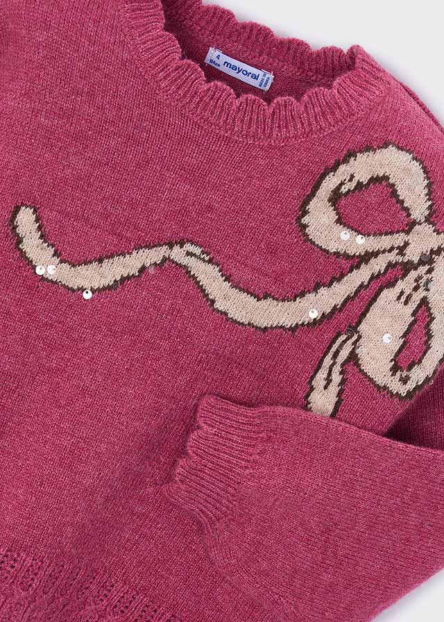 Jersey intarsia niña Pétalo – Mayoral, foto 4