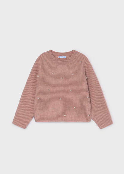 Jersey tricot perlas niña Cuarzo – Mayoral, foto 1