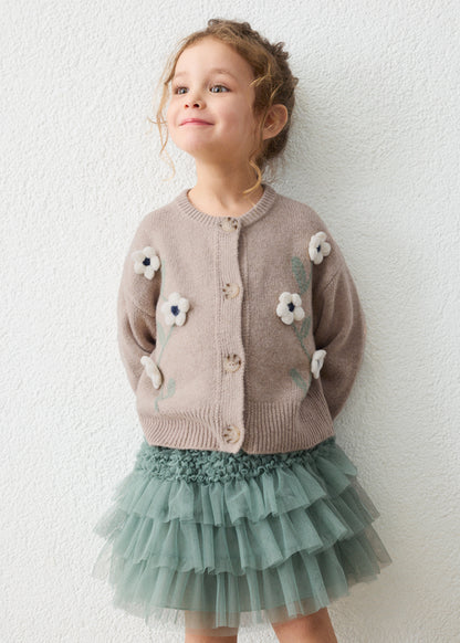 Rebeca tricot flores niña Gofre – Mayoral, foto 1