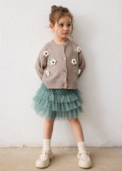 Rebeca tricot flores niña Gofre – Mayoral, foto 2