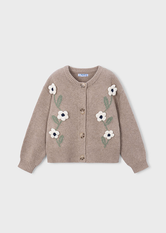 Rebeca tricot flores niña Gofre – Mayoral, foto 3