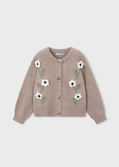 Rebeca tricot flores niña Gofre – Mayoral, foto 3