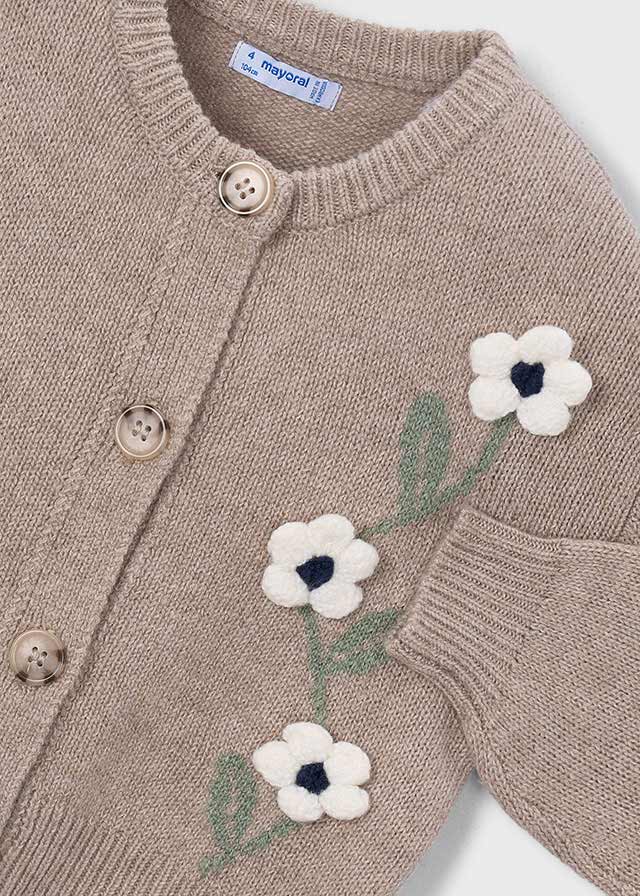Rebeca tricot flores niña Gofre – Mayoral, foto 5