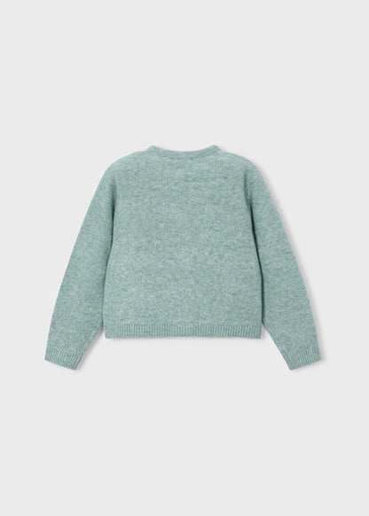 Rebeca tricot lazos niña