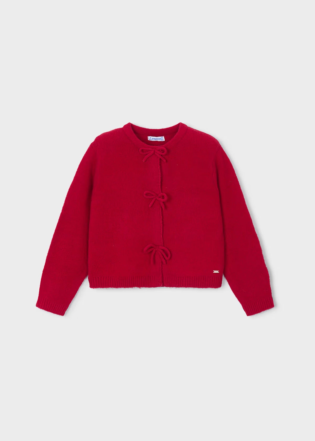 Rebeca tricot lazos niña Rojo – Mayoral, foto 1