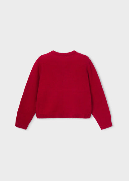 Rebeca tricot lazos niña Rojo – Mayoral, foto 2