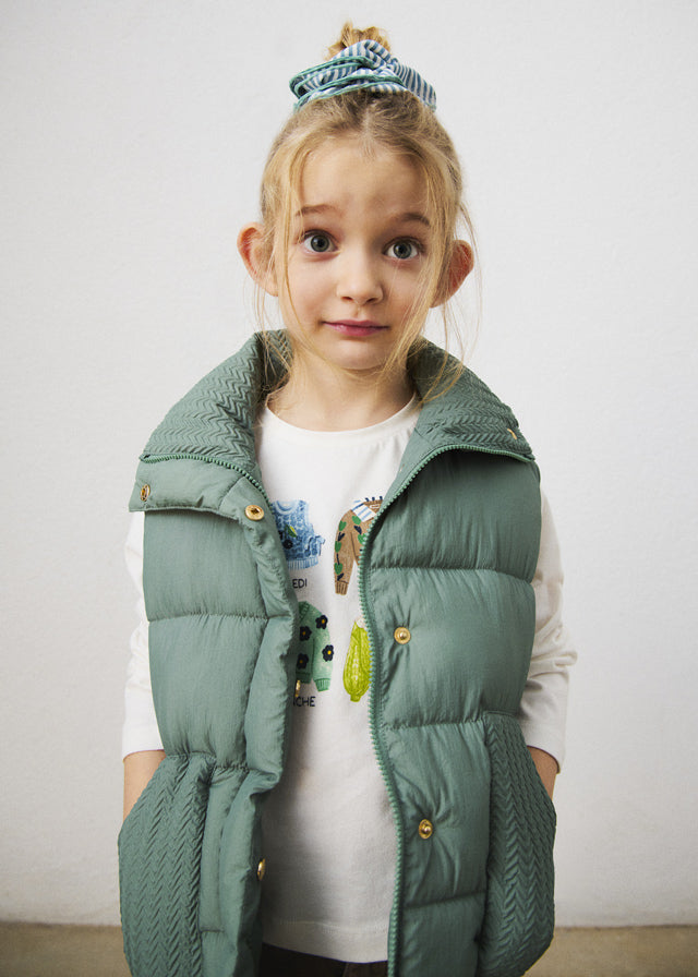 Chaleco acolchado niña