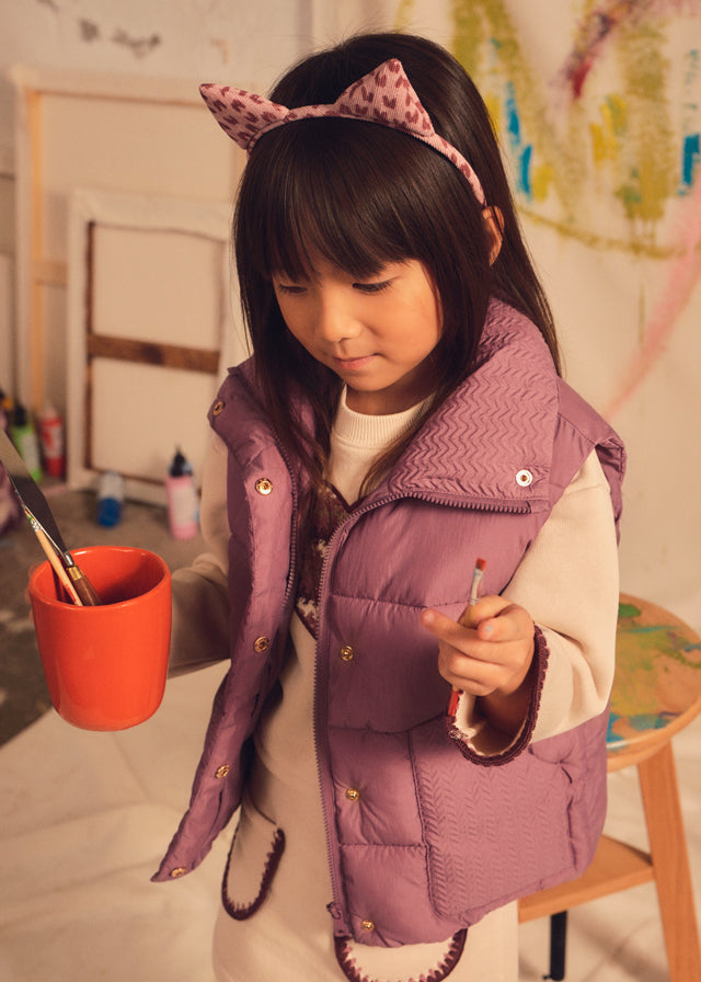 Chaleco acolchado niña