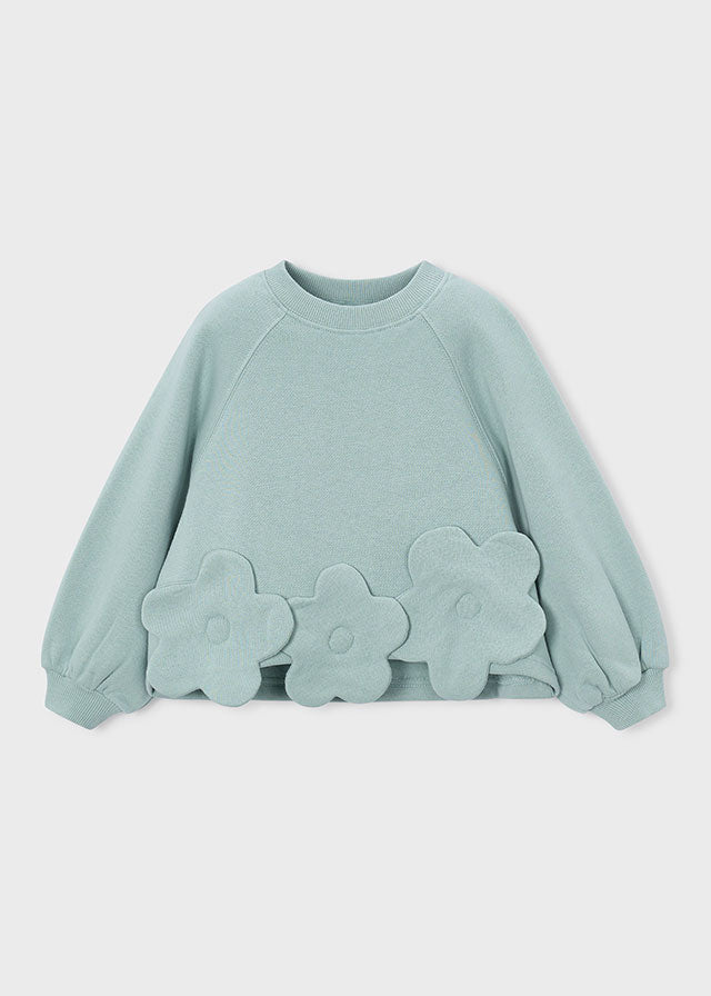 Sudaderas aplique flor niña Anís – Mayoral, foto 3