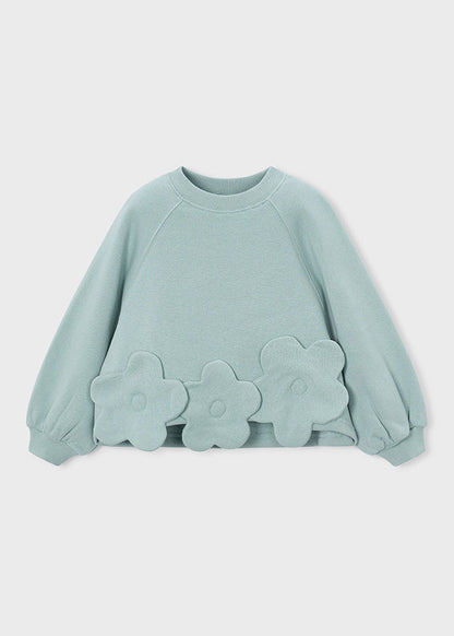 Sudaderas aplique flor niña Anís – Mayoral, foto 3