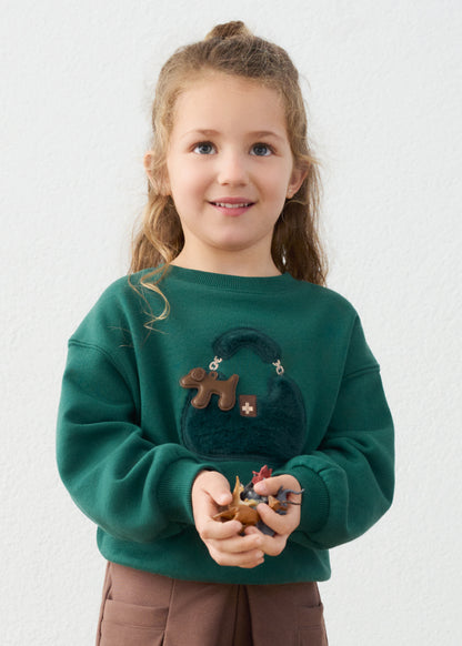 Sudadera perrito niña