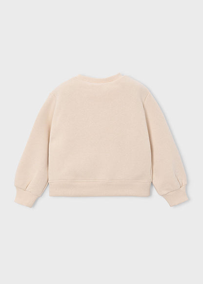 Sudadera apliques niña