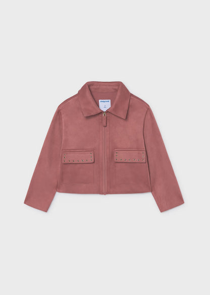 Chaqueta efecto ante niña Rosáceo – Mayoral, foto 1