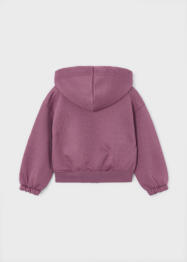 Sudadera cremallera niña Violeta – Mayoral, foto 4