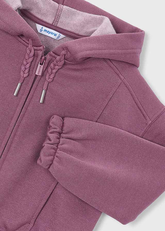 Sudadera cremallera niña Violeta – Mayoral, foto 5