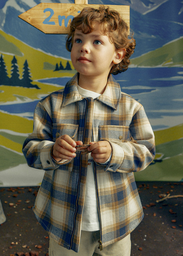 Chaqueta cuadros niño
