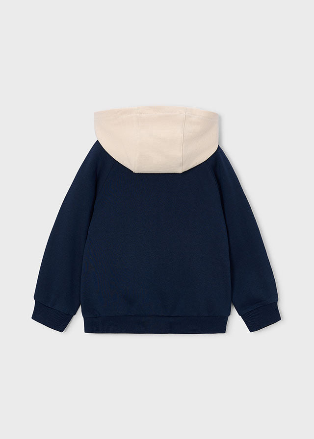 Sudadera cremallera capucha niño