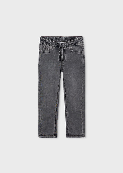 Pantalón vaquero niño Gris medio – Mayoral, foto 2