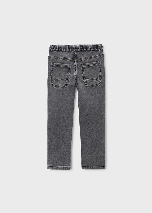 Pantalón vaquero niño Gris medio – Mayoral, foto 3