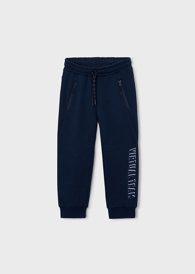 Pantalón de chándal texto niño