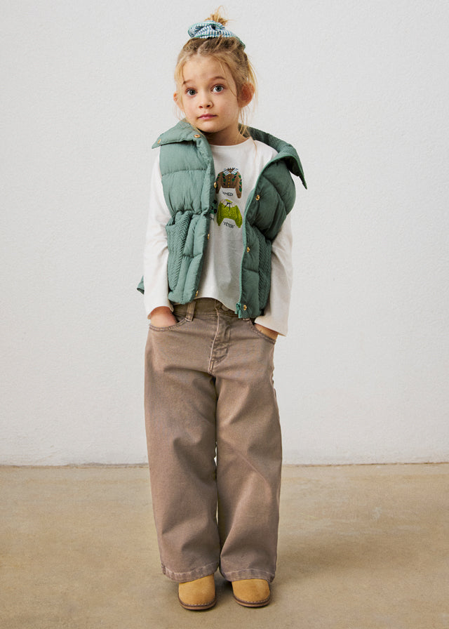 Pantalón sarga niña Gofre – Mayoral, foto 1