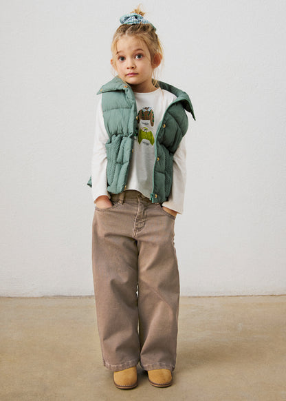 Pantalón sarga niña Gofre – Mayoral, foto 1