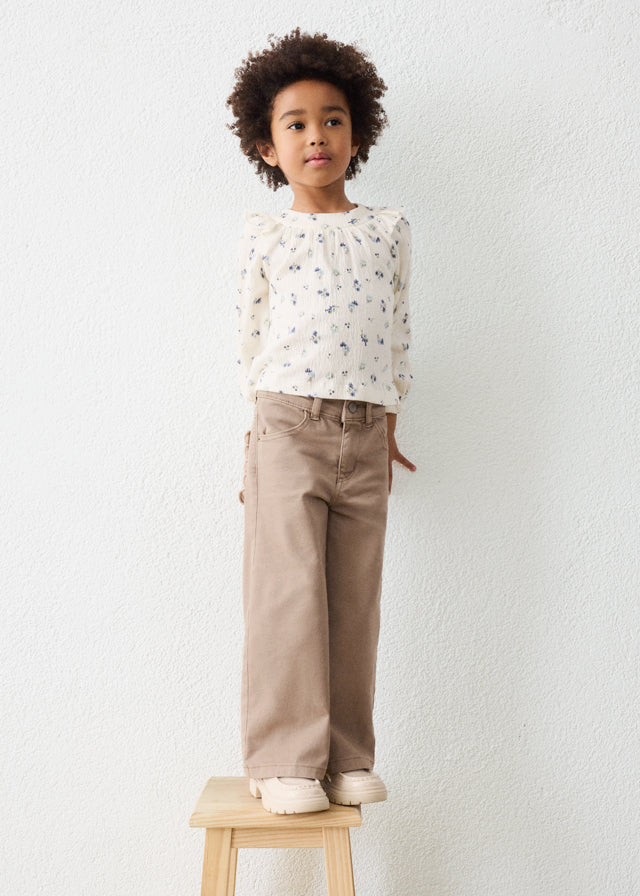 Pantalón sarga niña Gofre – Mayoral, foto 2