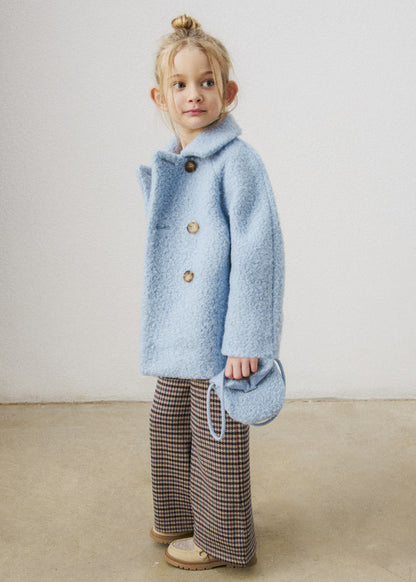 Pantalón largo jacquard niña