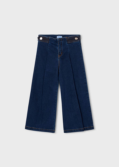 Pantalón vaquero wide leg niña