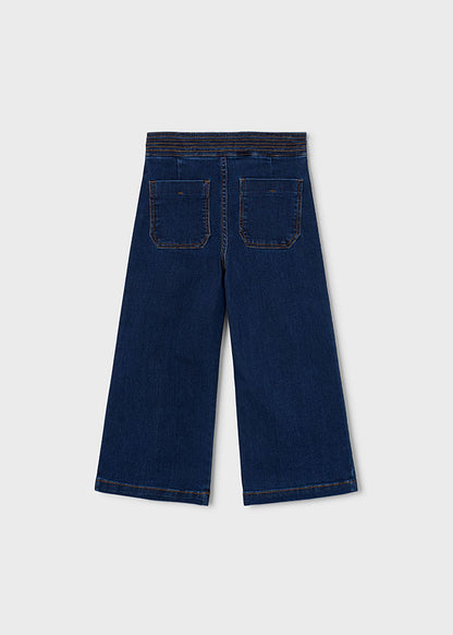 Pantalón vaquero wide leg niña